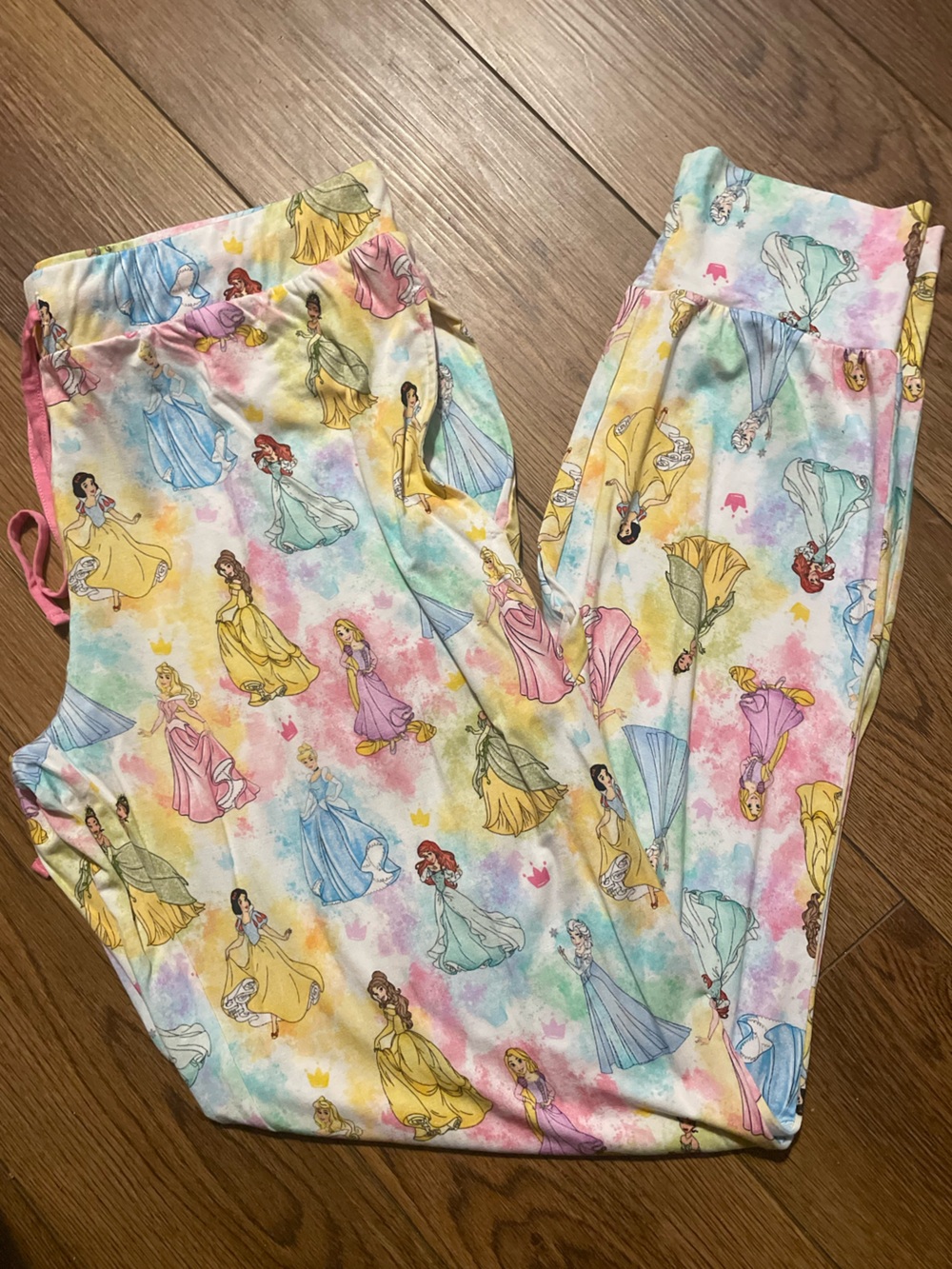 Little Snuggles Disney Princess Pajamas Bamboo Lounge Joggers